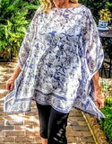 Sexy Shoulder Kaftan Cover-up Made In USA