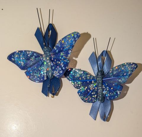 Glitter Butterfly Hairpin