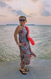 Red Desert Flower Sundress