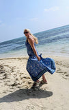 Royal Blue Desert Flower Sundress