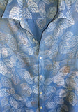 Men's Cotton Shirt Leaf Print
