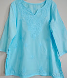 Cotton Tunic Top Hand Embroidery