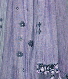 Lilac Organic Cotton Shawl Handloom